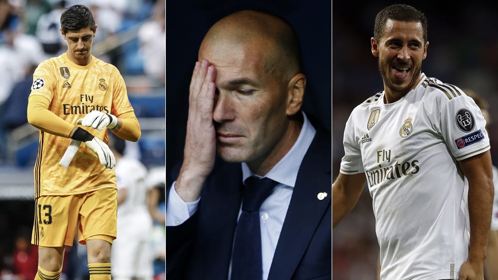 Zidane và Courtois chỉ trích BTC La Liga nặng nề