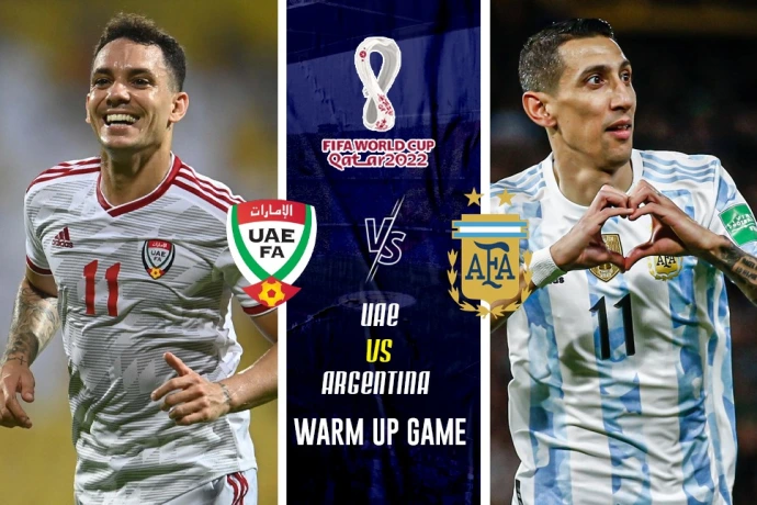 Video Clip Highlights:  UAE vs Argentina – Giao hữu