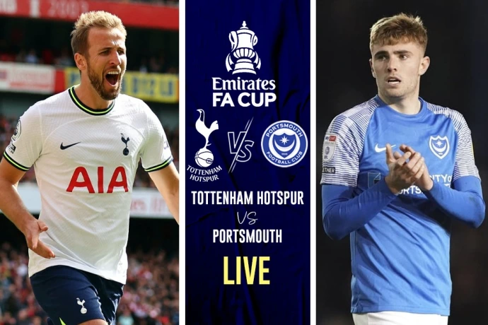 Video Clip Highlights:  Tottenham vs Portsmouth – FA Cup 22-23