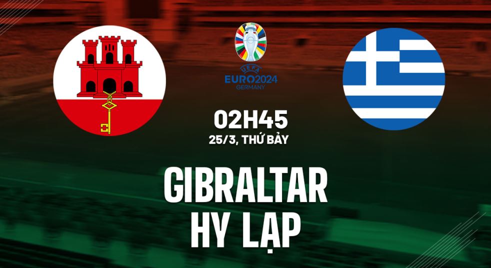Video Clip Highlights: Gibraltar vs Hy Lạp –  Vòng Loại Euro 2024