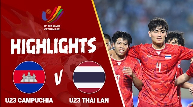 Video Clip Highlights: U23 Thái Lan vs U23 Campuchia – U23 Đông Nam Á
